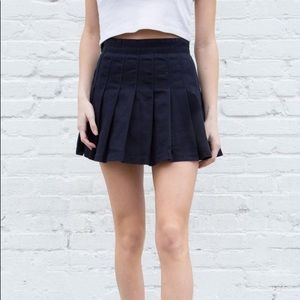 Brandy Melville John Galt Dana Skirt in Navy